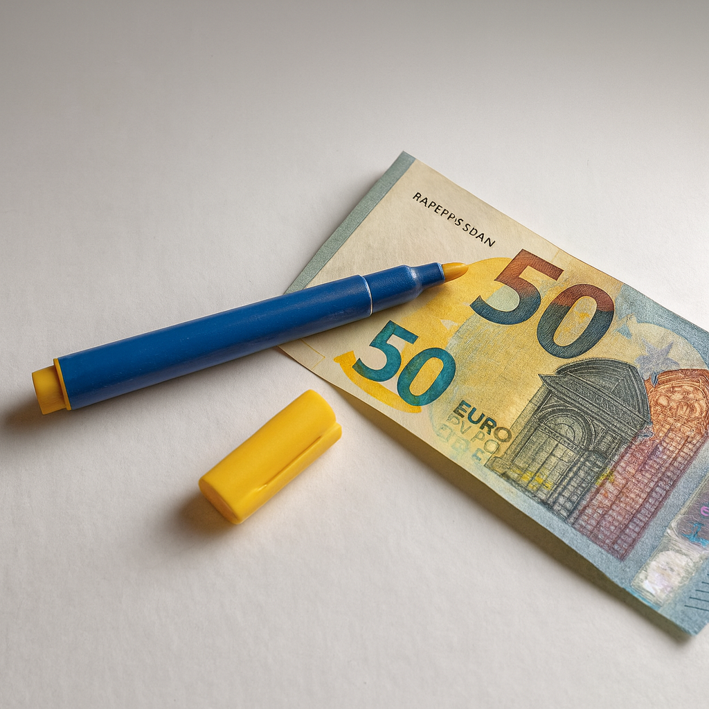 Stylo détecteur de faux billets